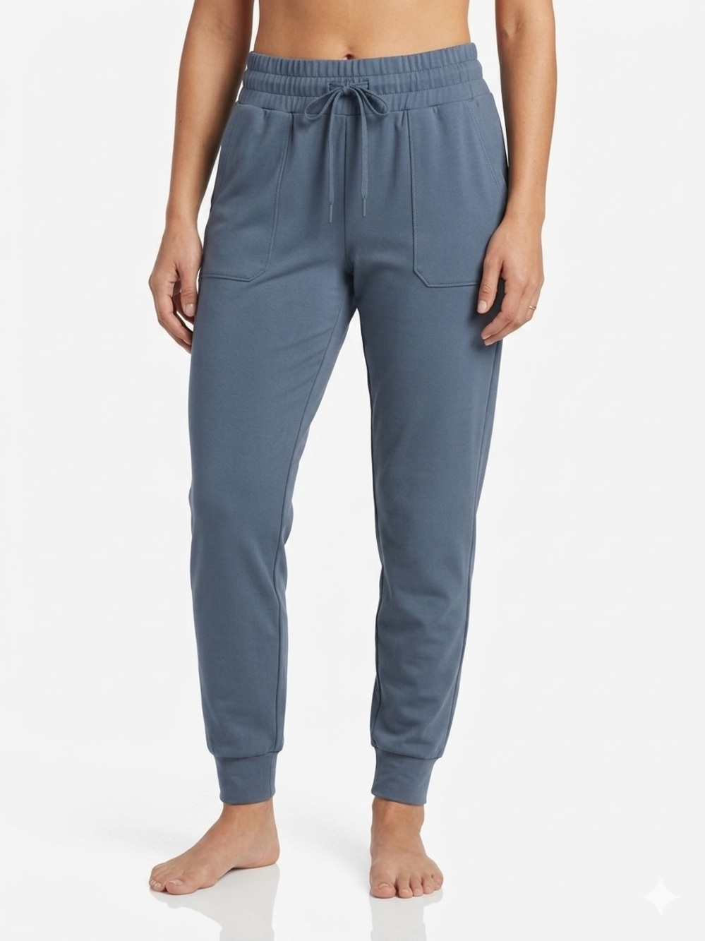 Mondetta Performance + Luxury Jogger Pants Women’s Large Blue Stretch Pockets